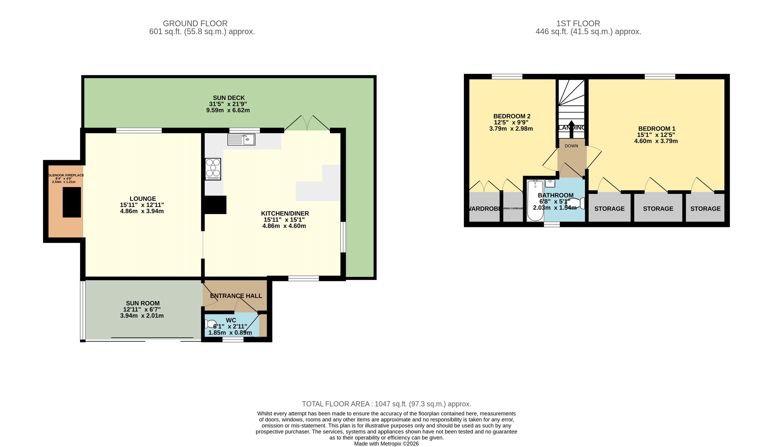Springwater Cottage, Thornlands,, Combe Martin, Devon floorplan