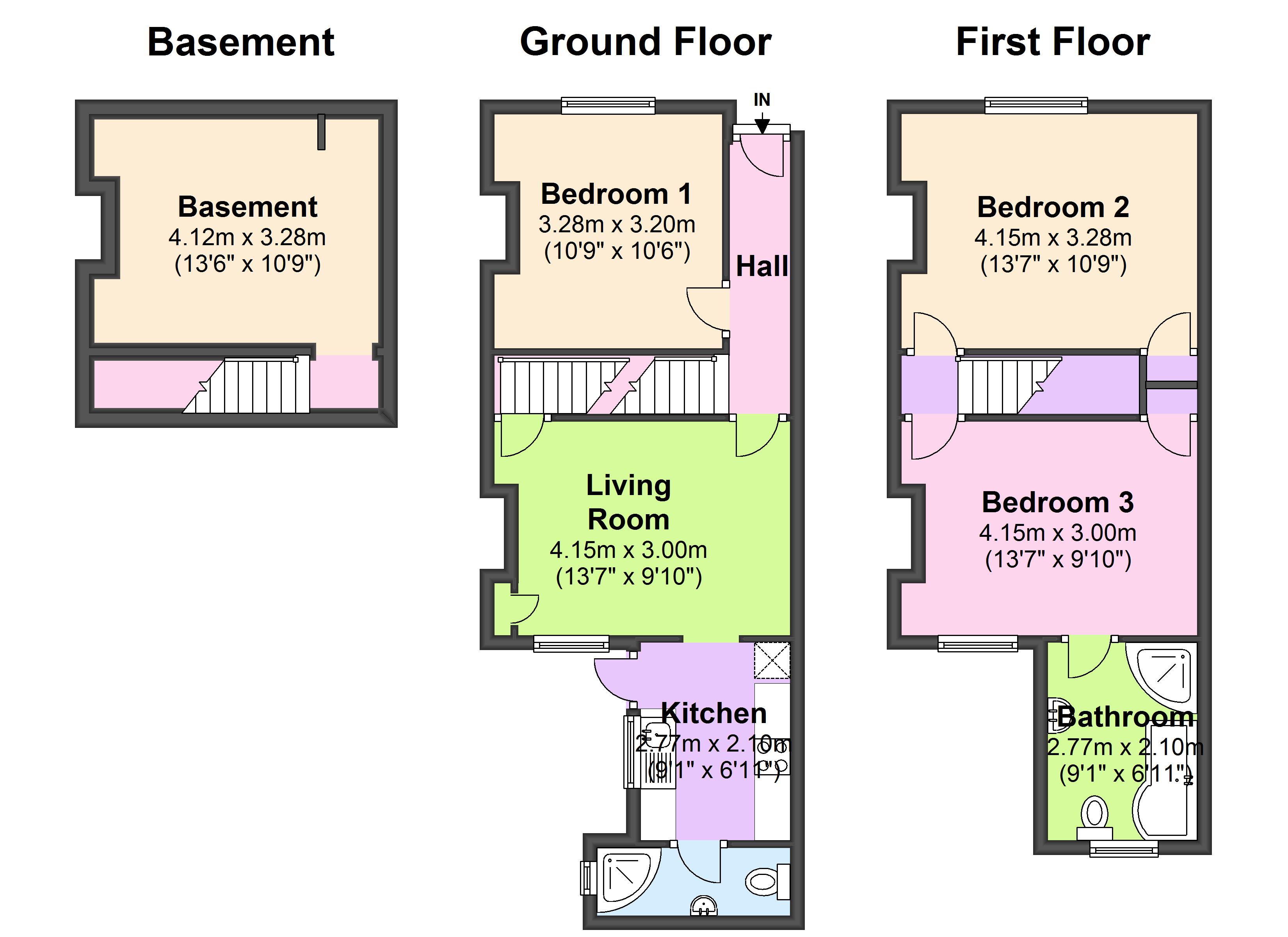 3 Bedrooms Terraced house to rent in Arden Court, Dover Street, Canterbury CT1