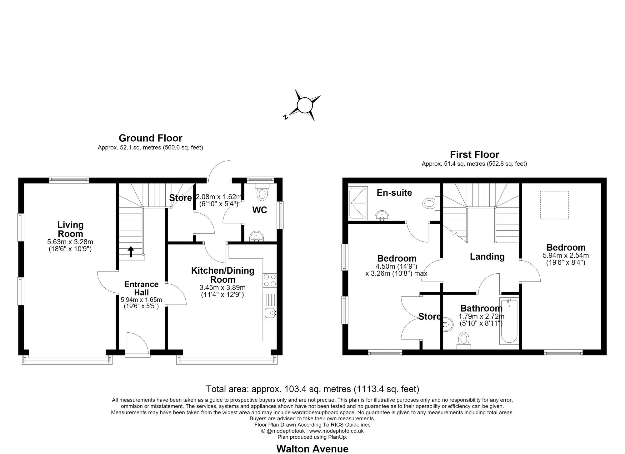 2 Walton Avenue, Basildon floorplan