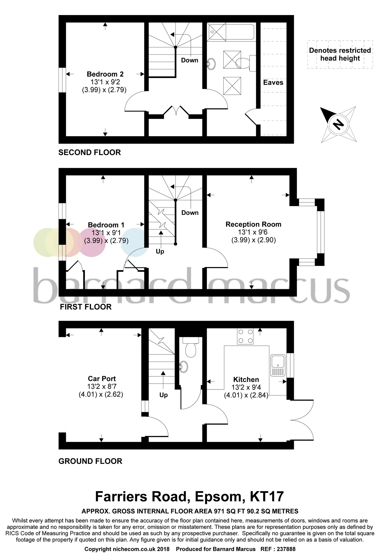 2 bed end terrace house for sale in Farriers Road, Epsom KT17