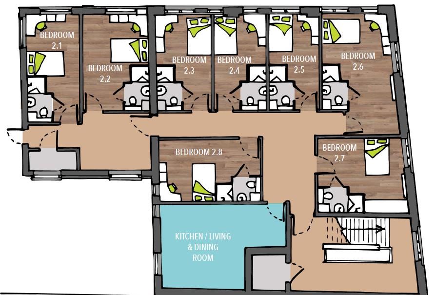 1 Bedrooms  to rent in Fish Street, Northampton NN1