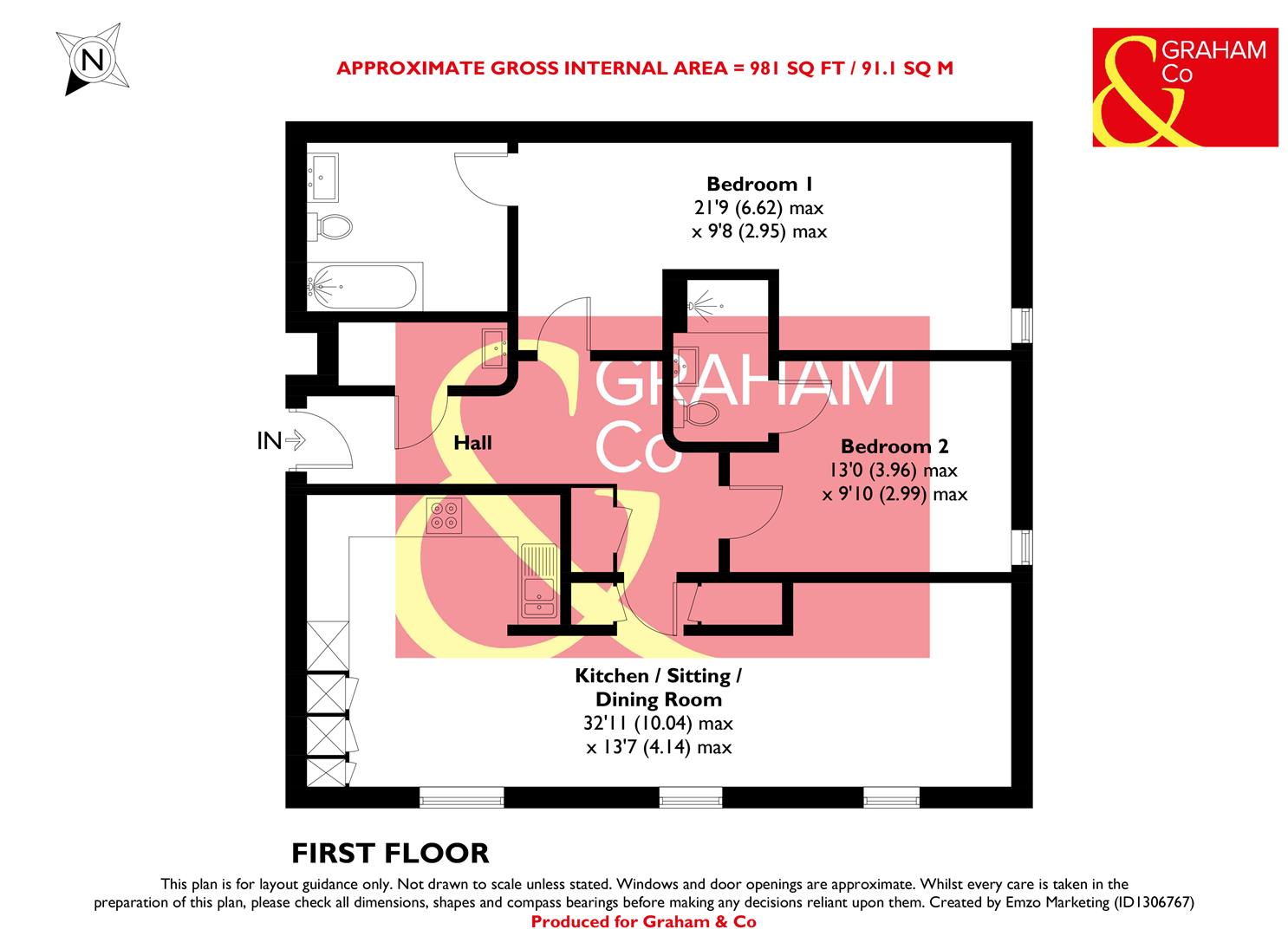 4 Devenish House, 49, Southgate Street, Winchester floorplan