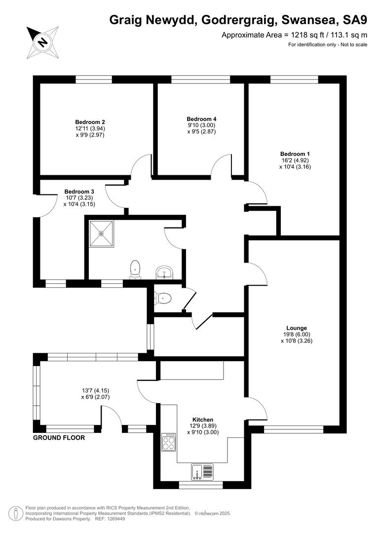 1, Graig Newydd, Swansea floorplan