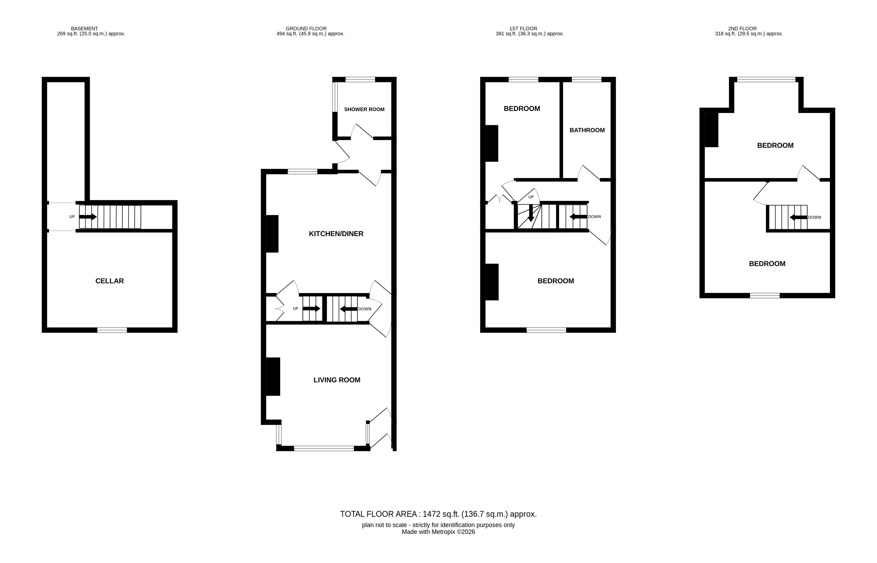 19, Ouzlewell Green, Wakefield floorplan