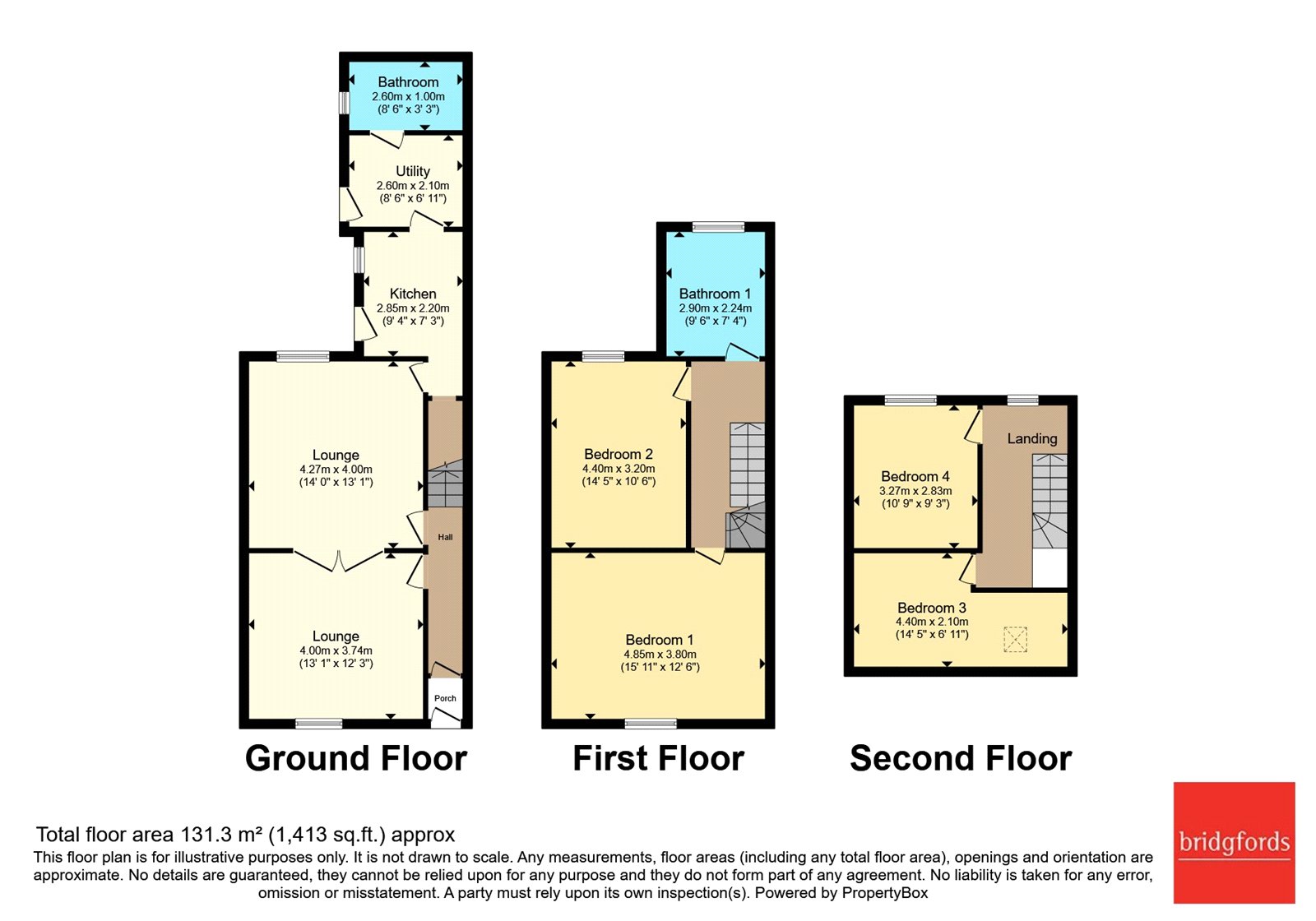 31, Longton Street, Lancashire floorplan