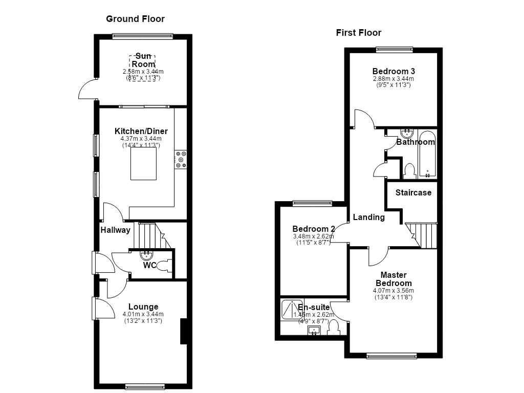 25, Wardle Court, Chorley floorplan