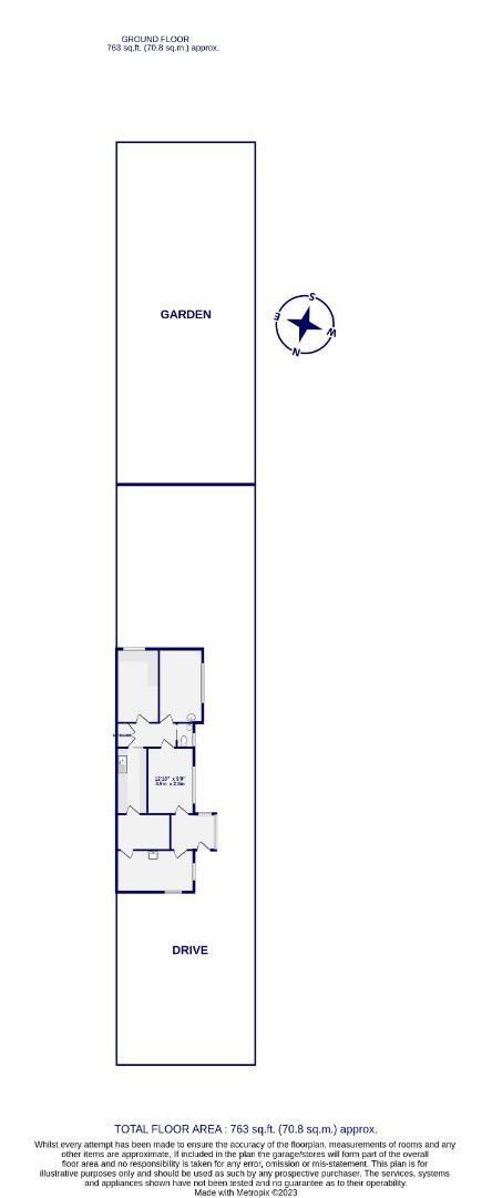 54a Main Street & Water Tower Enclosure, Main Street, York floorplan