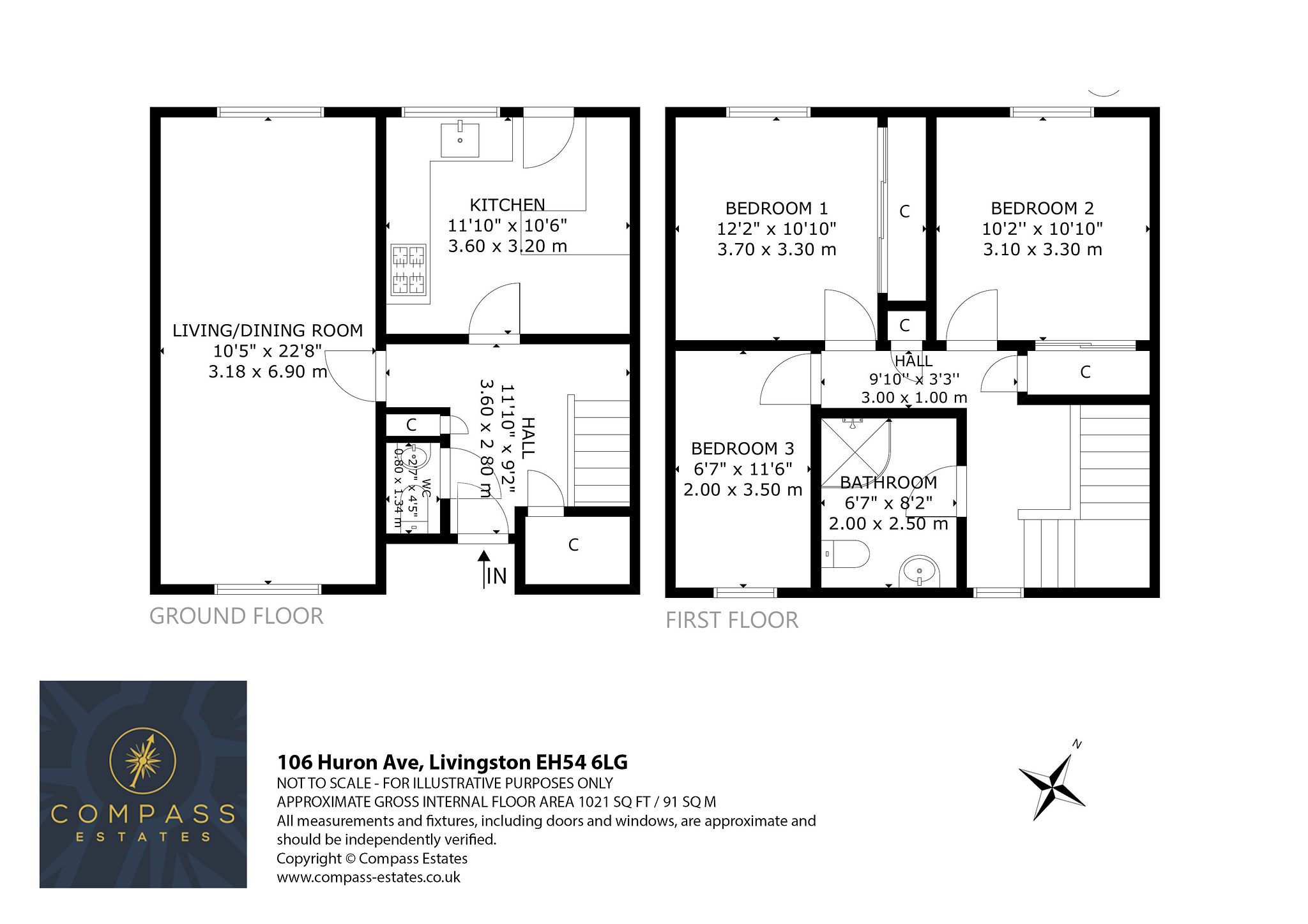 106, Huron Avenue, Livingston floorplan