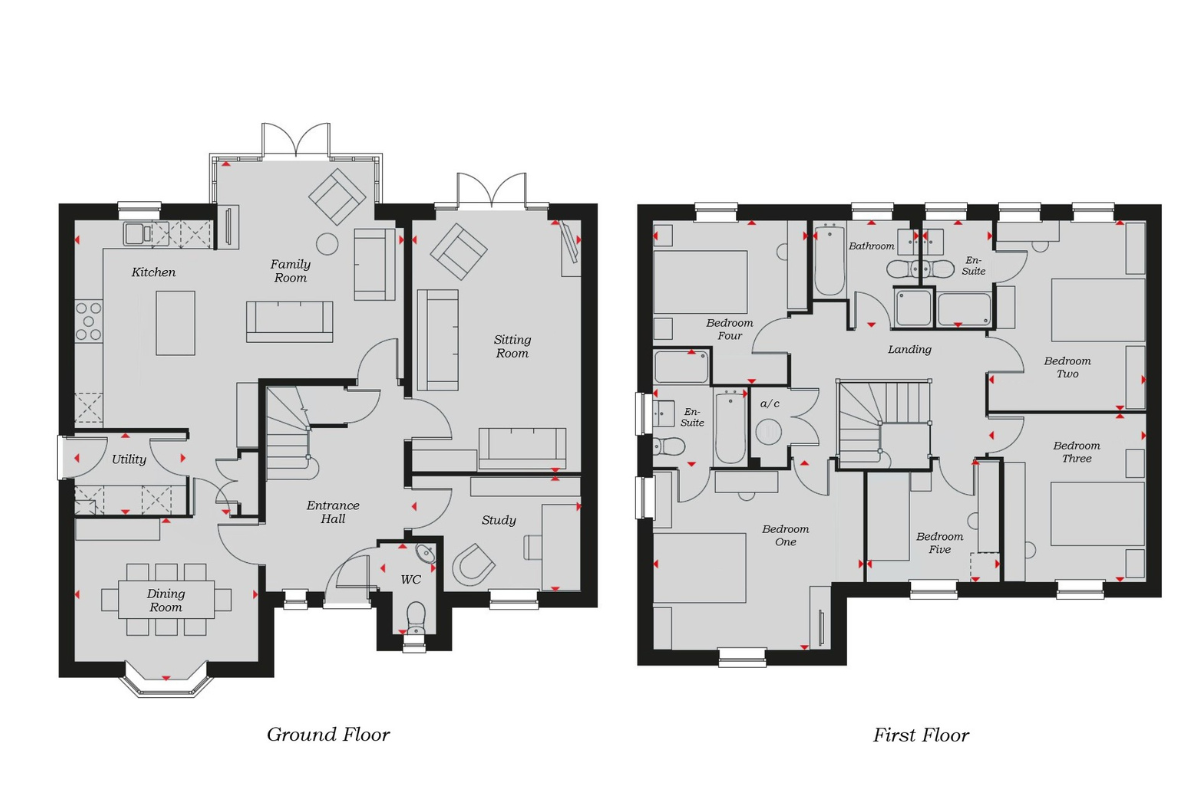 116, Constable Gardens, East Bergholt floorplan