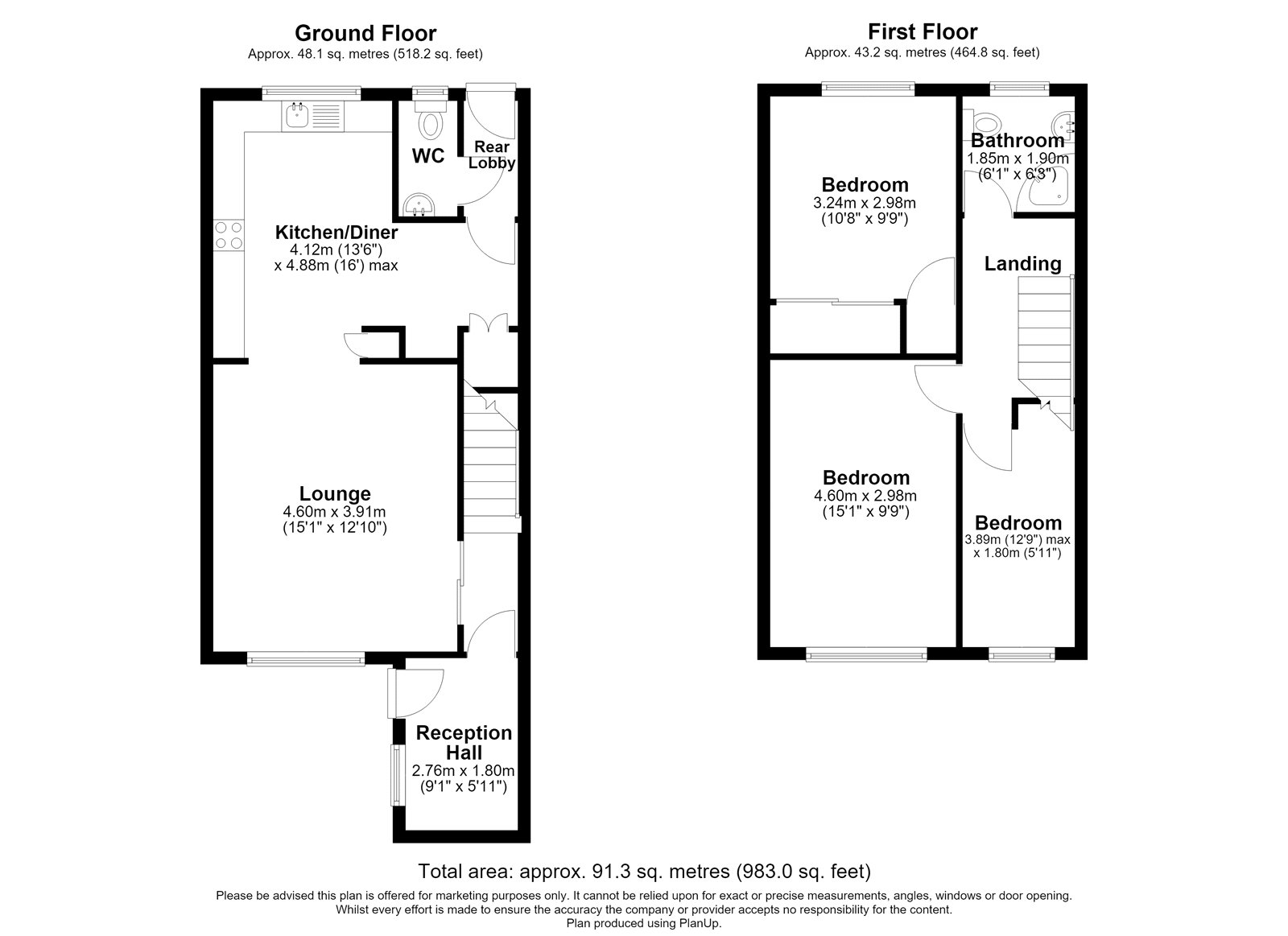 38, Exeter Walk, Kent floorplan