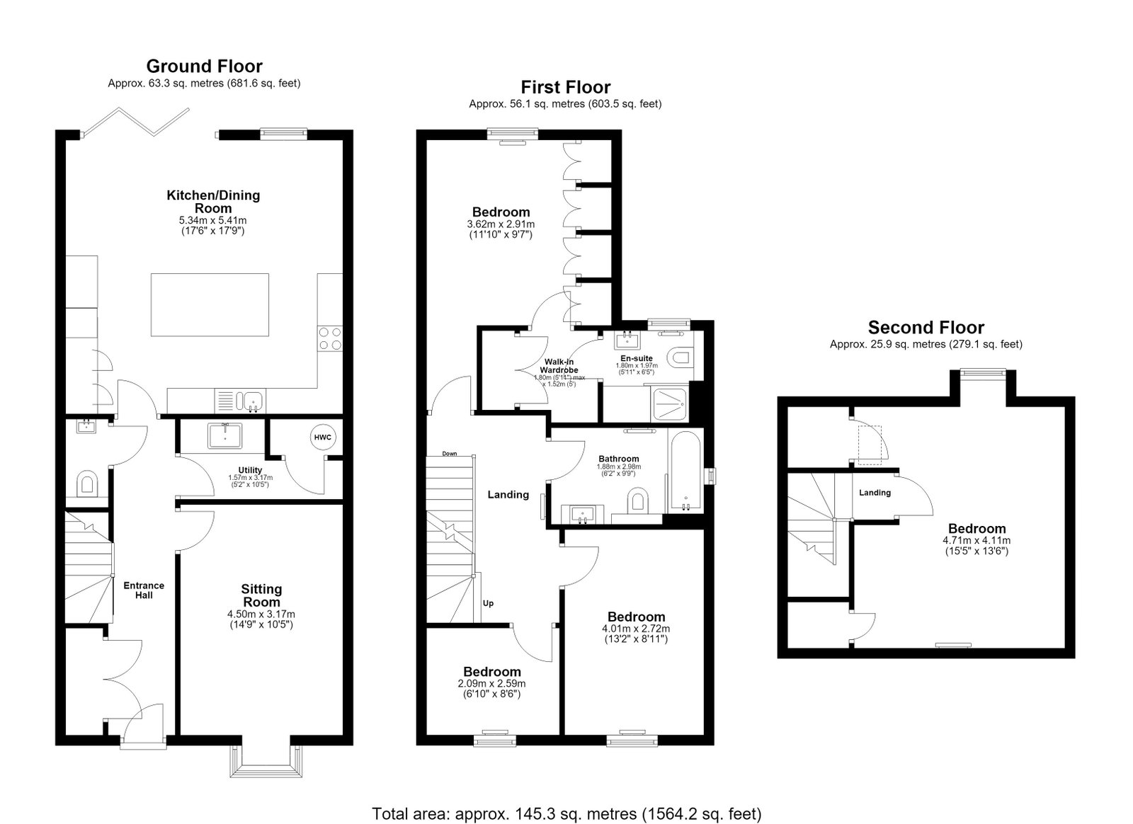 2, Jubilee Place, London Road, Tetbury floorplan