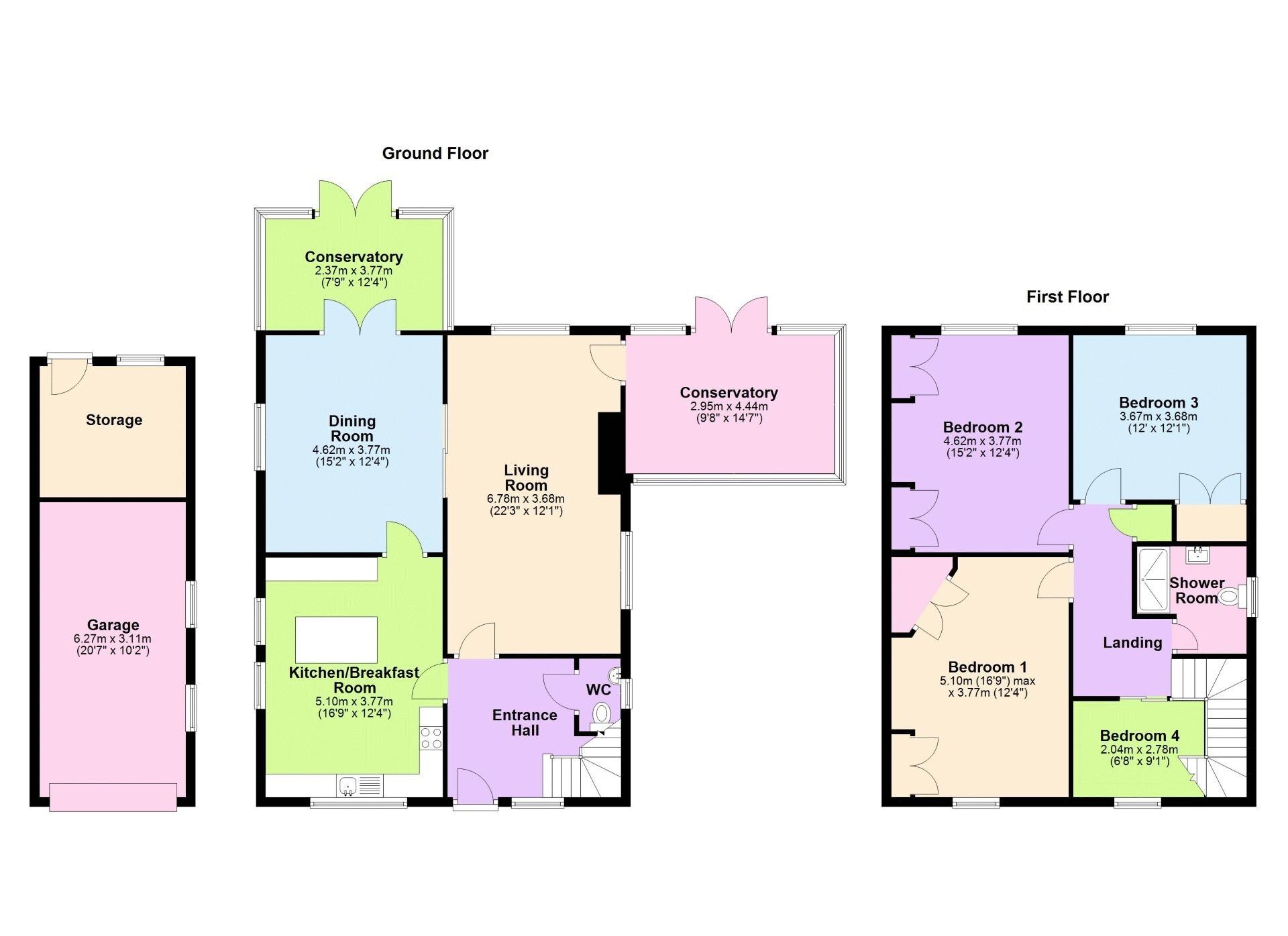 135, Risca Road, Newport floorplan