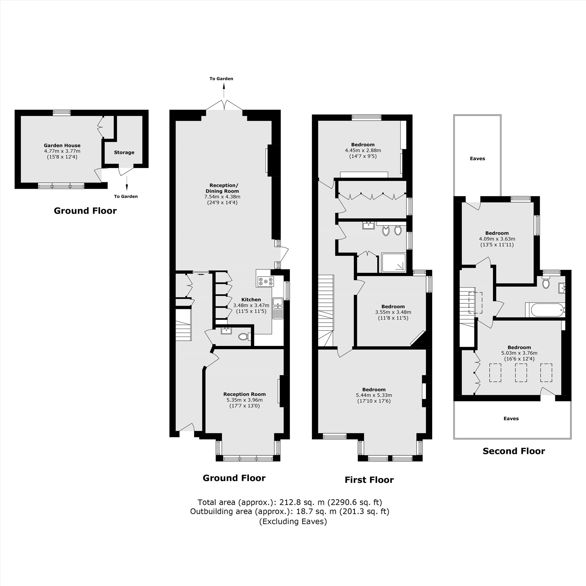 129, Melrose Avenue, London floorplan