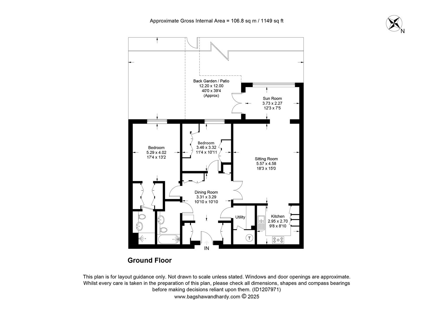 2 Reeves House, 2 Hartfield Road, Leatherhead floorplan