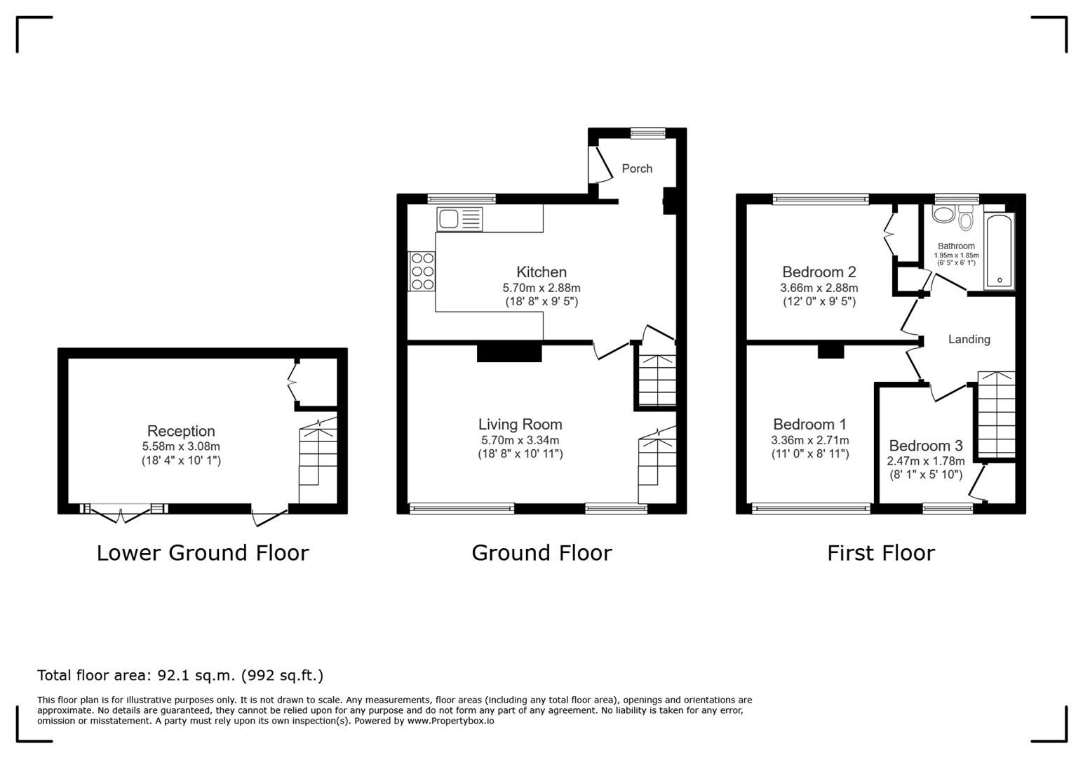 36, Southdale Road, Nottingham floorplan