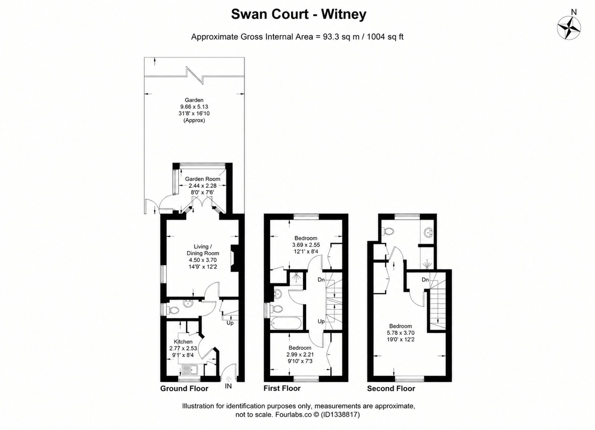 6 Swan Court, Witney floorplan