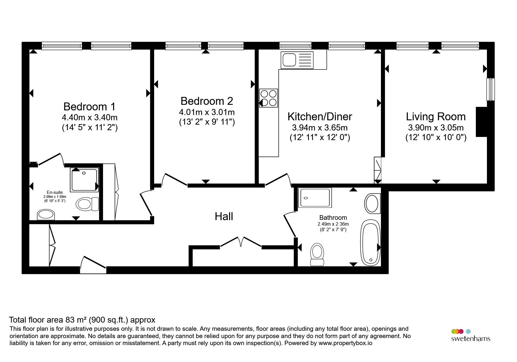 6, Basilica, Barbers Lane, Northwich floorplan