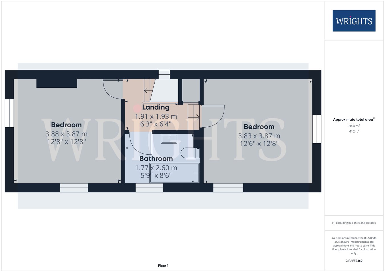 68, High Street, Codicote floorplan