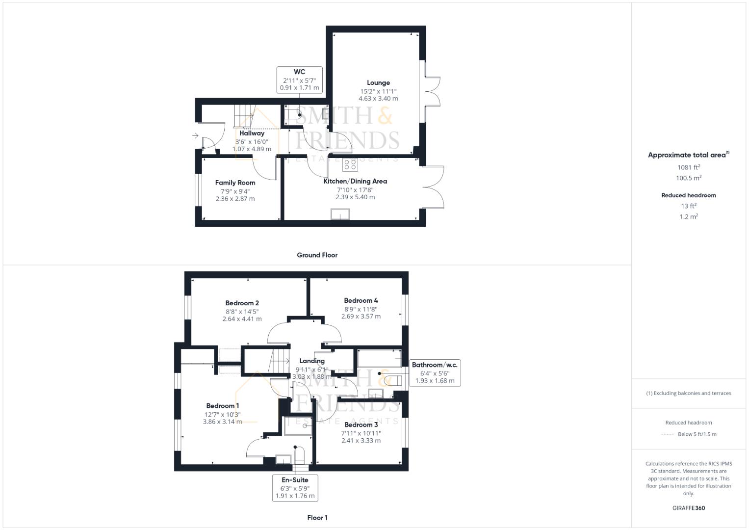 42, Brambling Drive, Guisborough floorplan