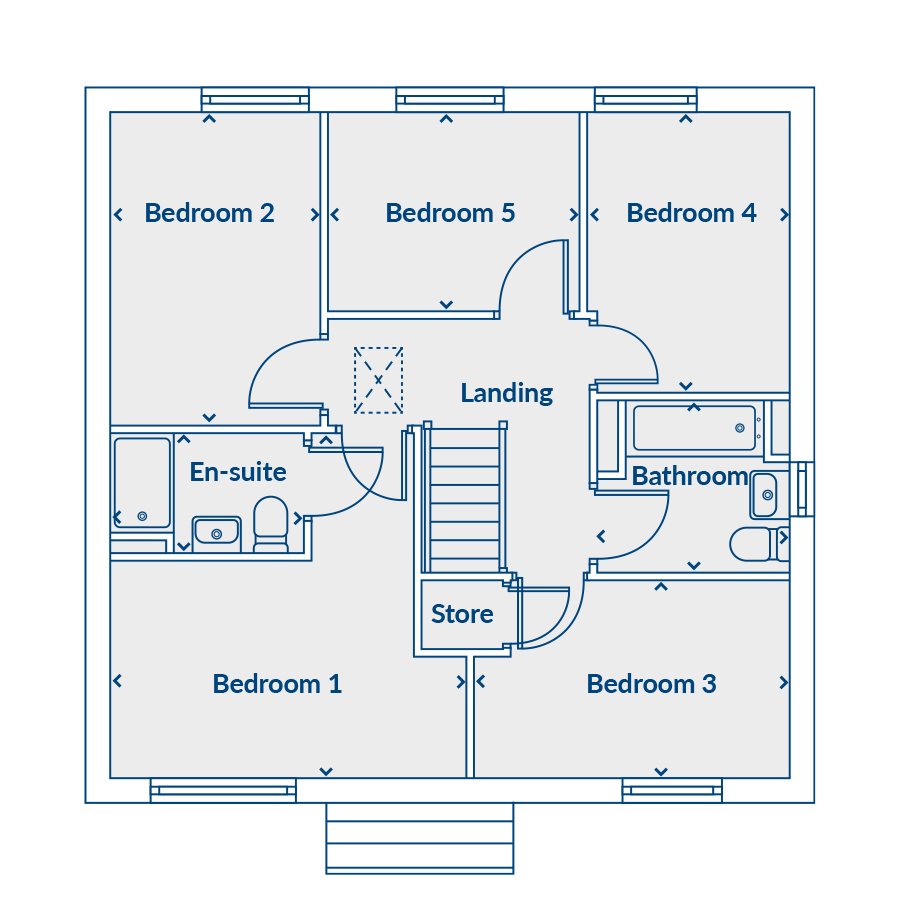 Plot 280, Heart Of England Way, Nuneaton floorplan