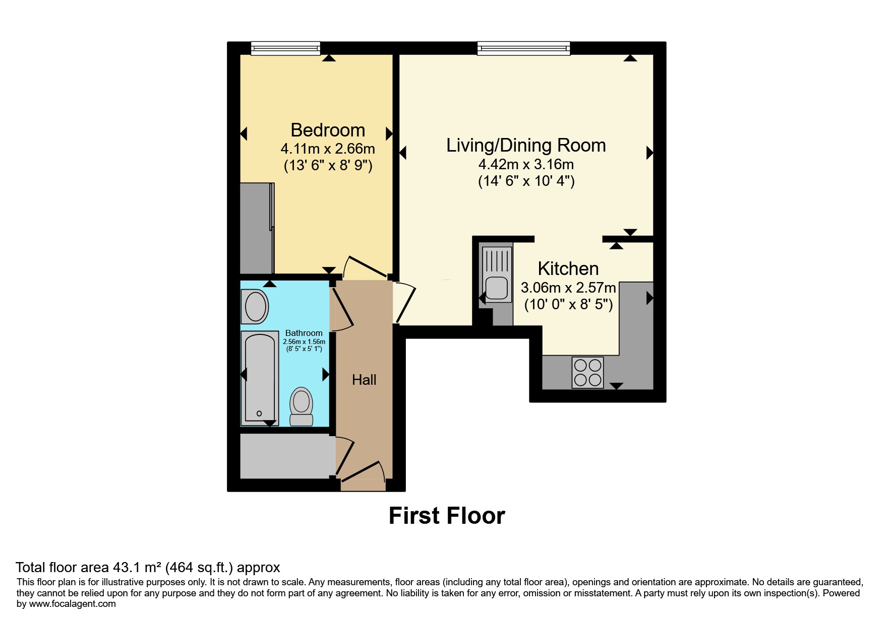 7 Booth House, High Street, Brentford floorplan