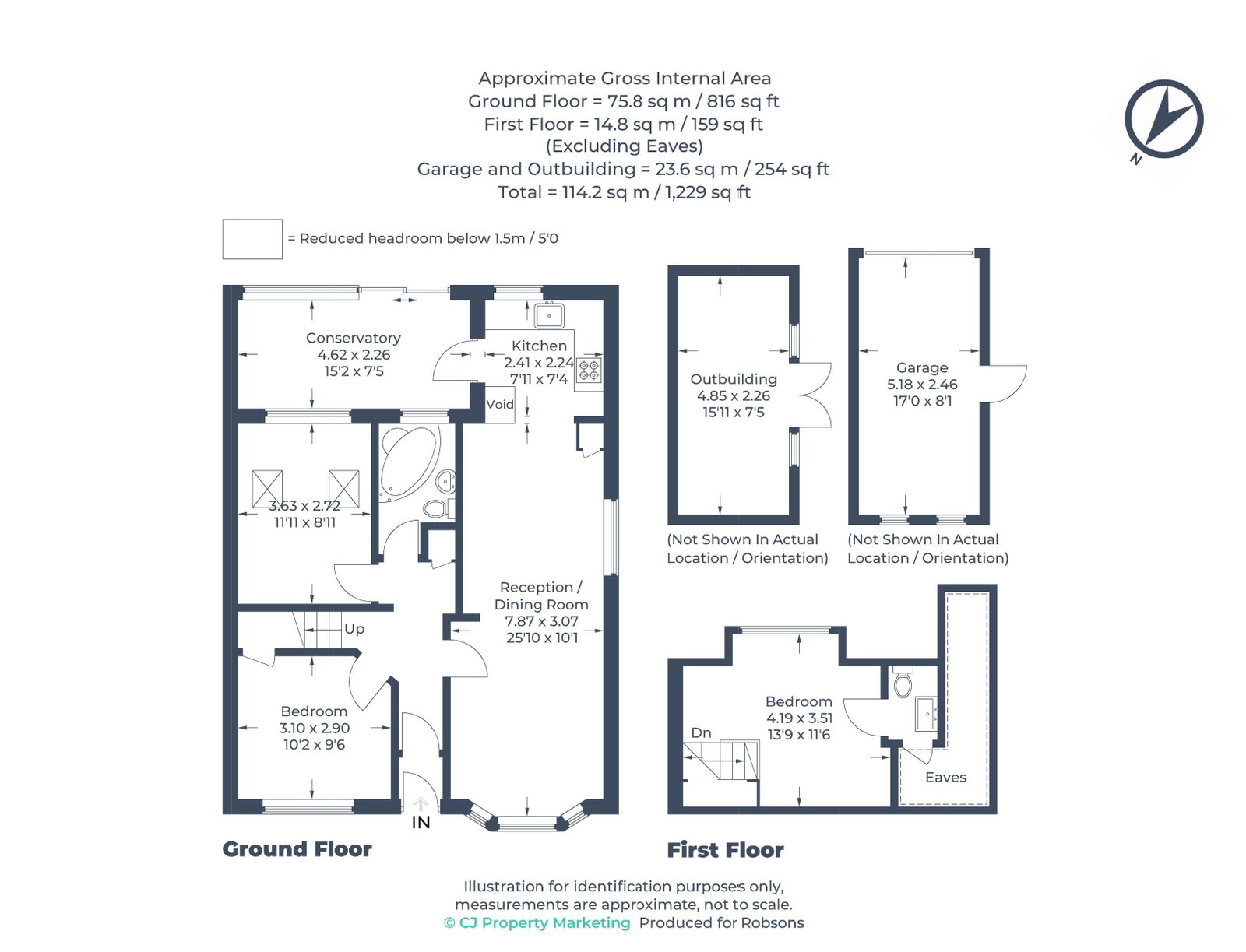 145, St. Georges Drive, Watford floorplan