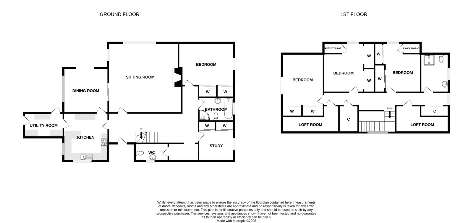 Beananach, Dores Road, Inverness floorplan