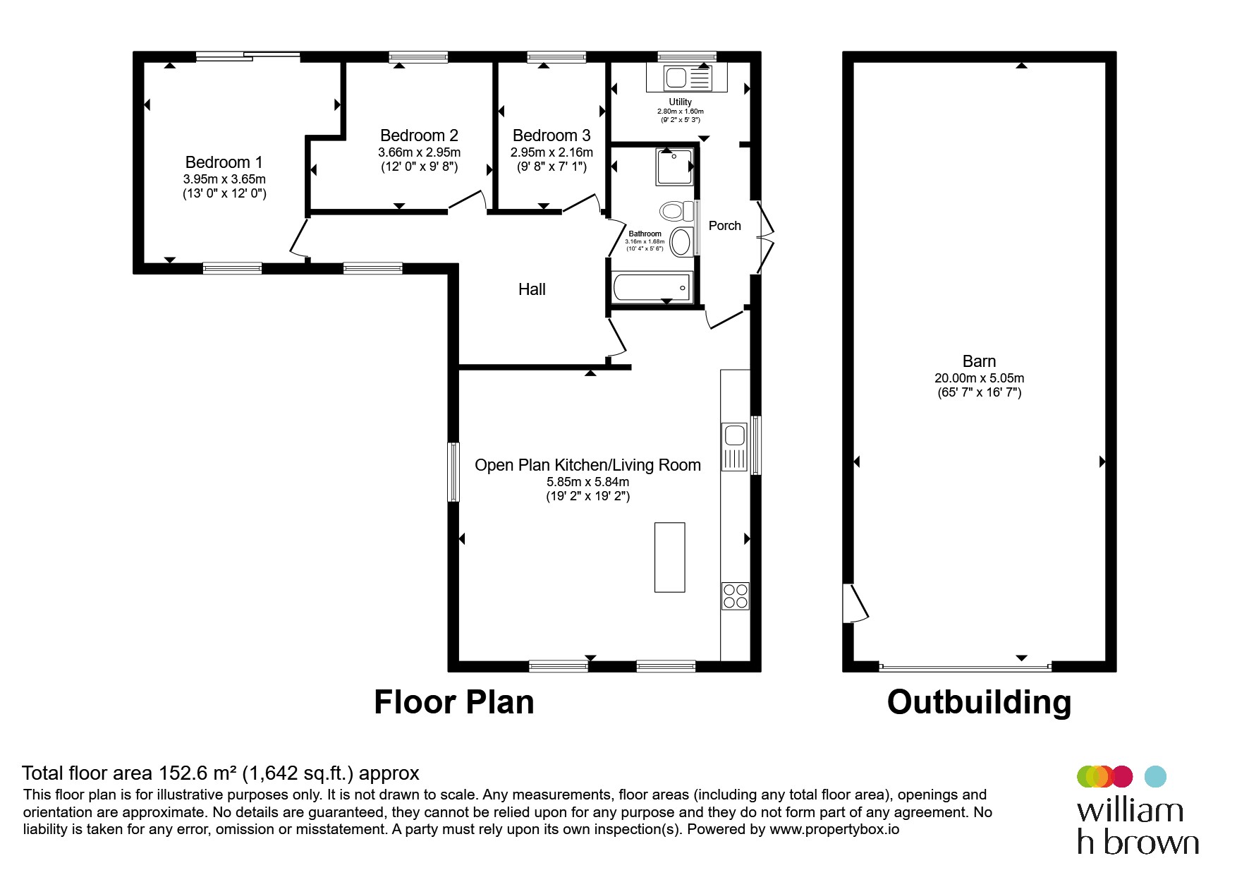 Station Farm, Main Road, Boston floorplan