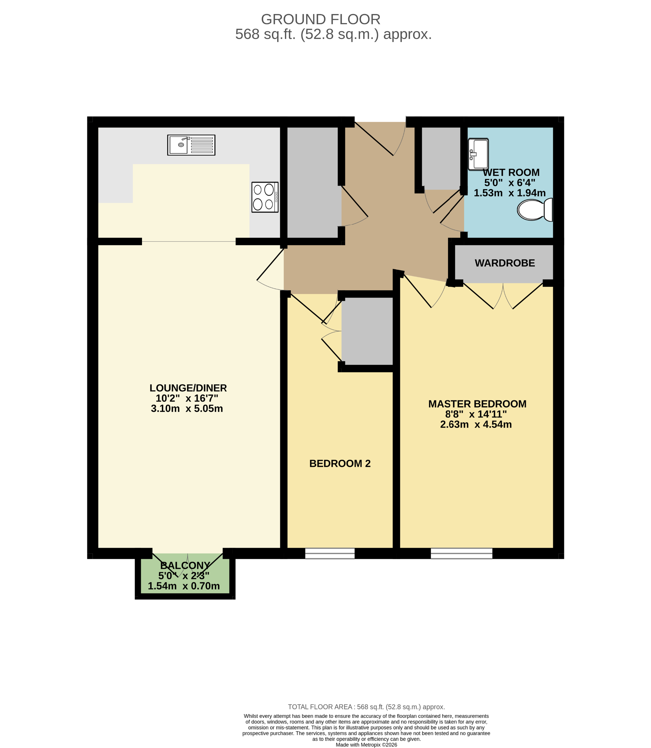 20 Gange Mews, Faversham floorplan
