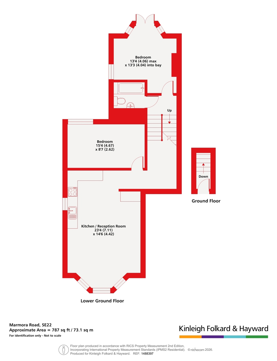 Flat 1, 30, Marmora Road, London floorplan
