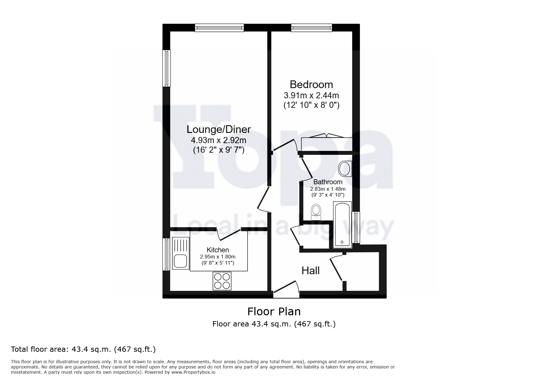 2, Upper Marsh Lane, Hoddesdon floorplan
