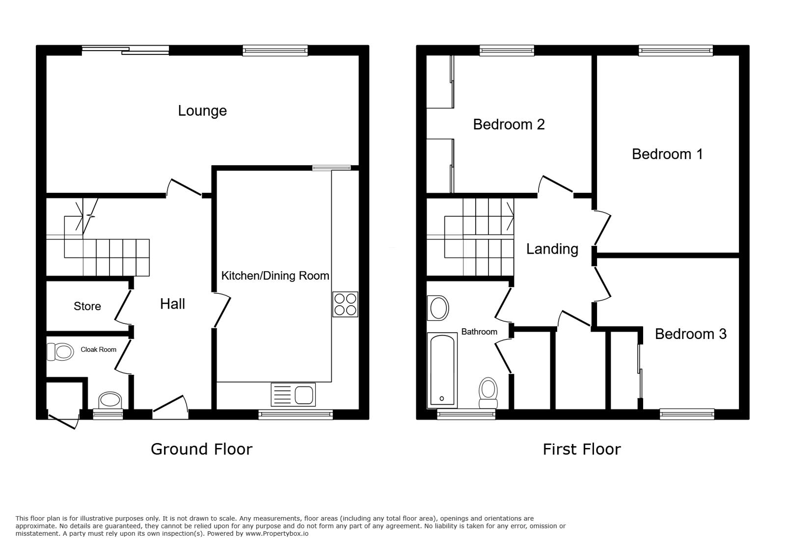 80, Brookfurlong, Cambridgeshire floorplan