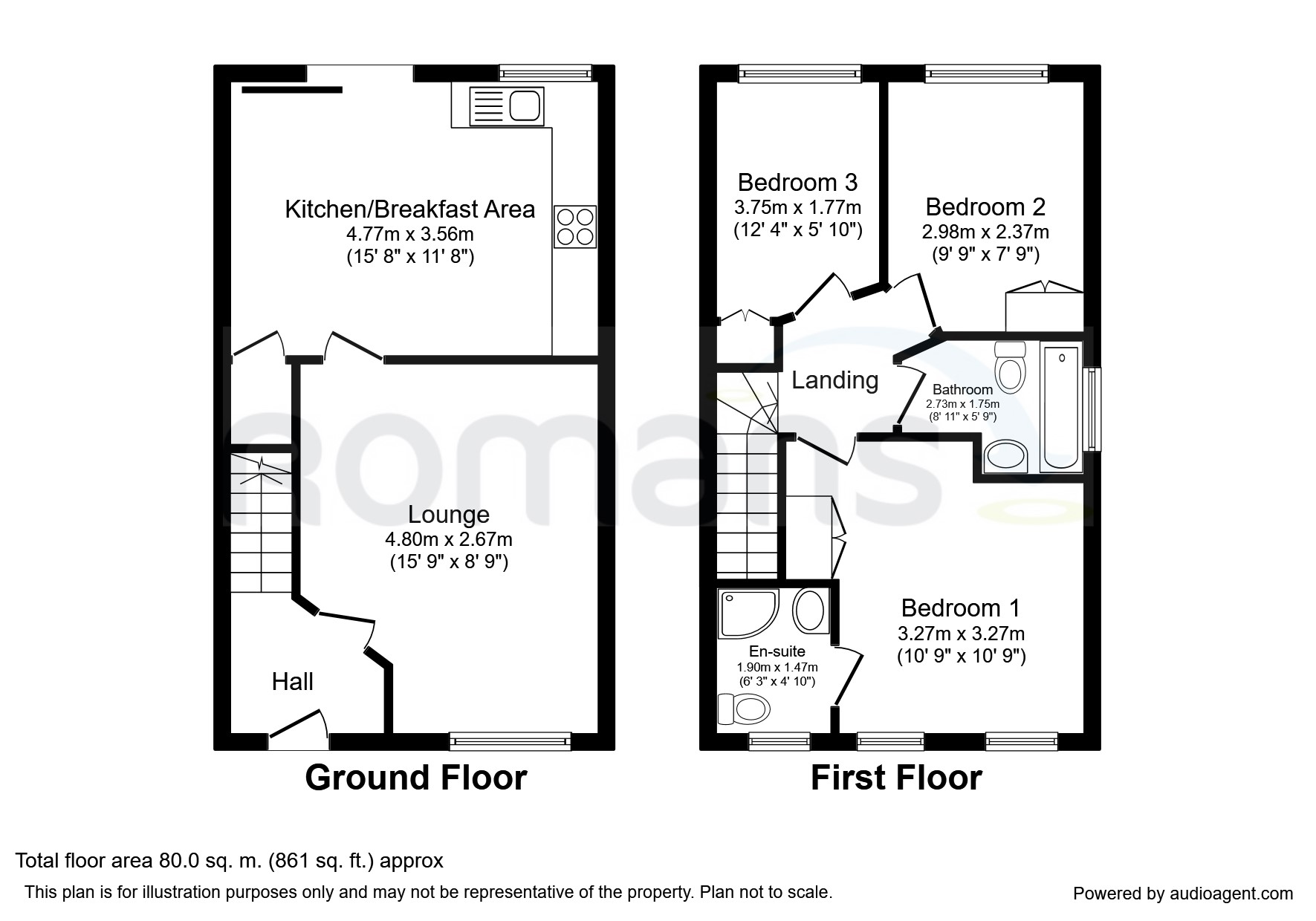 3 bed end terrace house to rent in Hebbecastle Down, Warfield