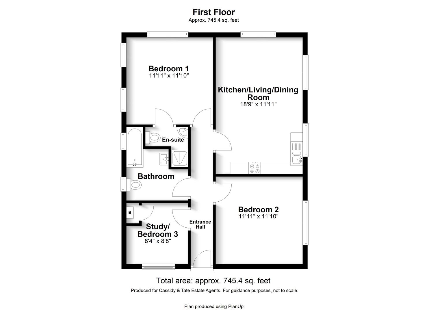 Flat 2, 2A, Royal Road, St Albans floorplan