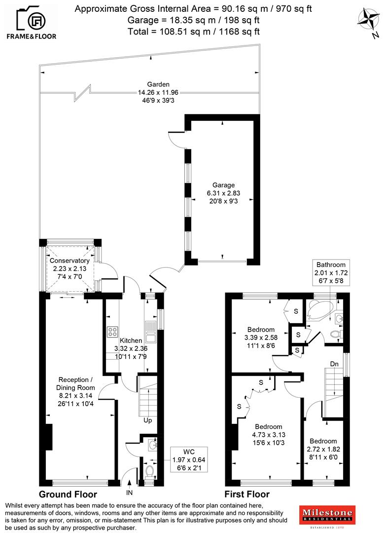 41, Chessholme Road, Ashford floorplan