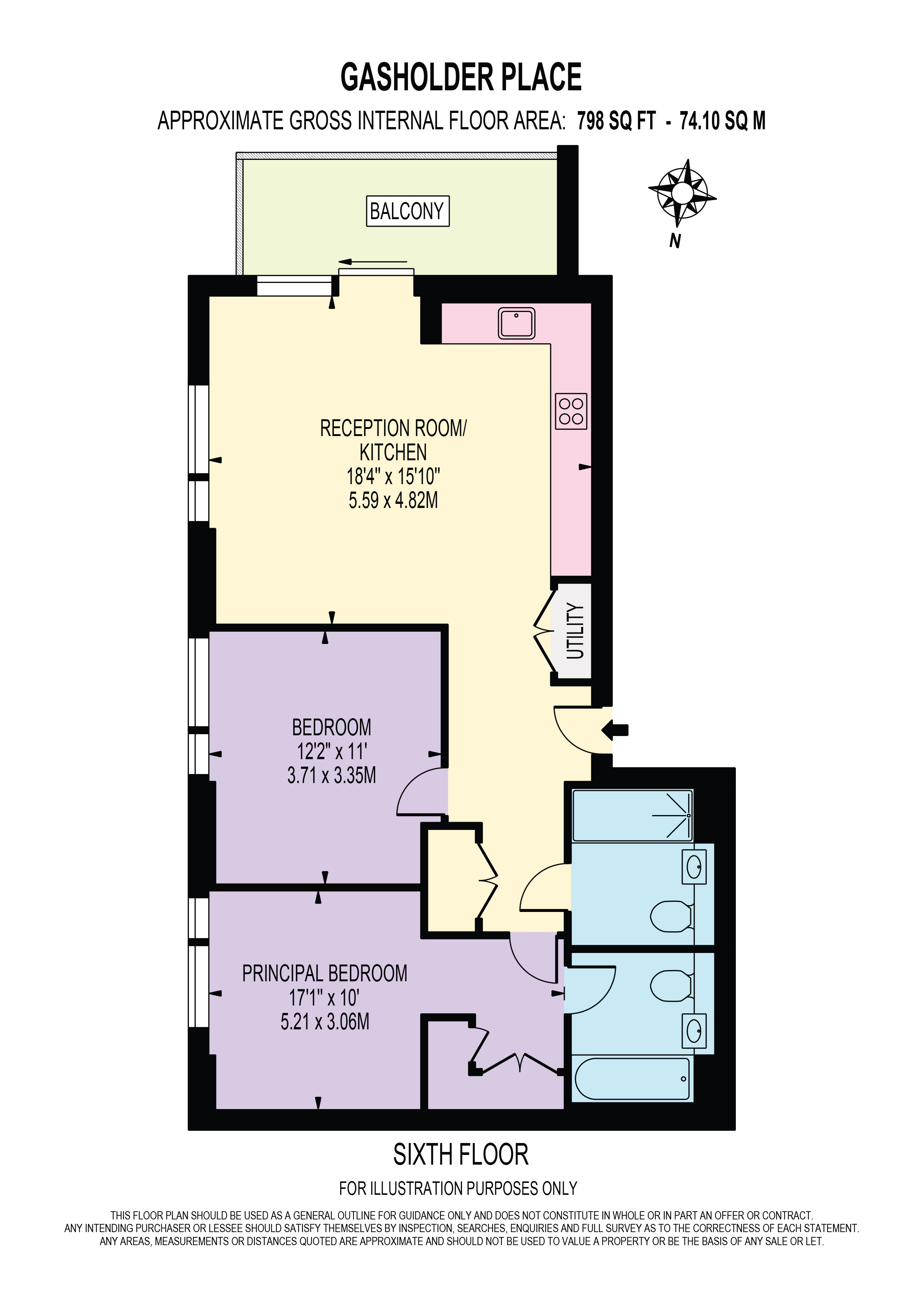 7, Gasholder Place, London floorplan