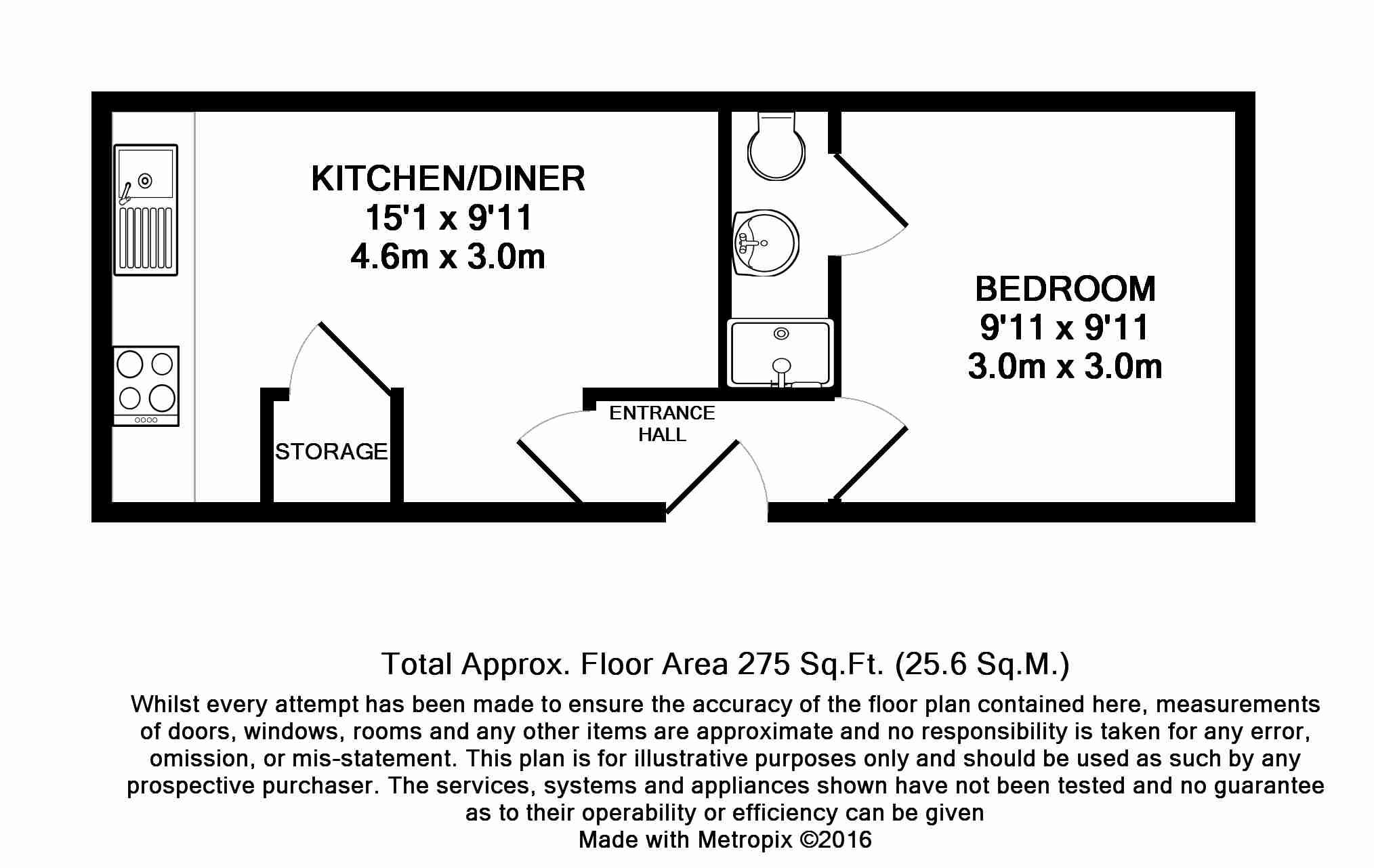 1 Bedrooms Flat to rent in Flat 3, 94A Ash Road, Headingley LS6