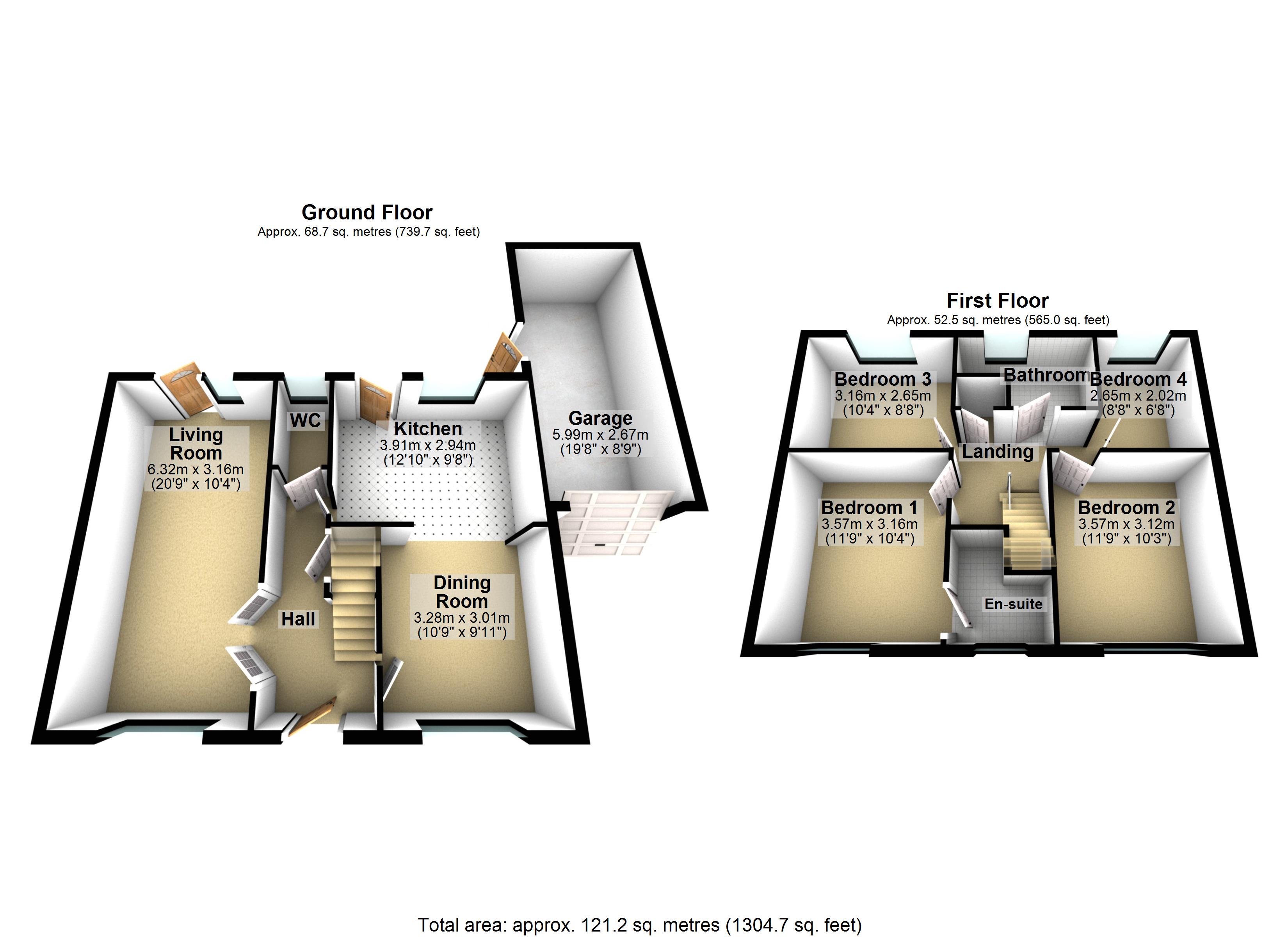 4, Bloomfield Way, Stowmarket floorplan