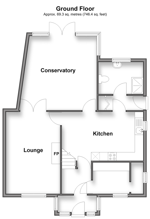 Elham Close Twydall, Gillingham floorplan