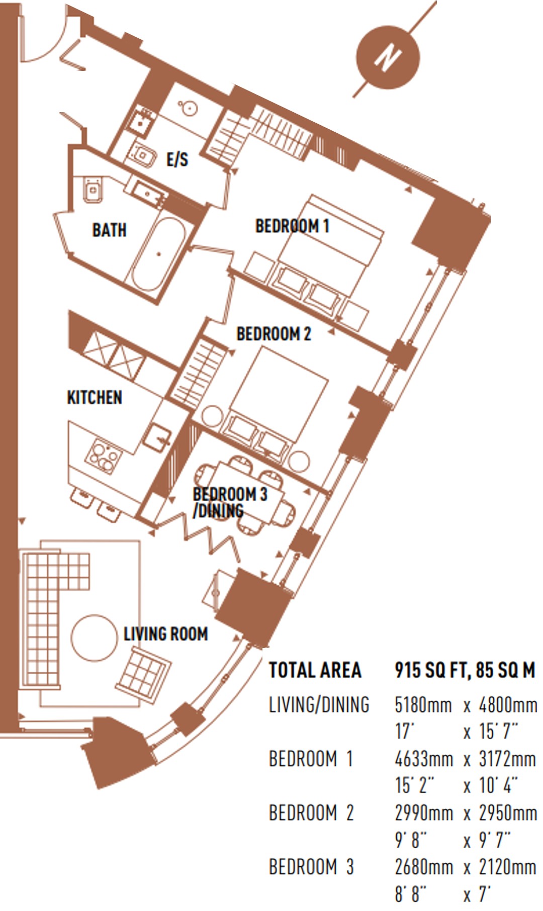 Eagle Point, City Road, London floorplan