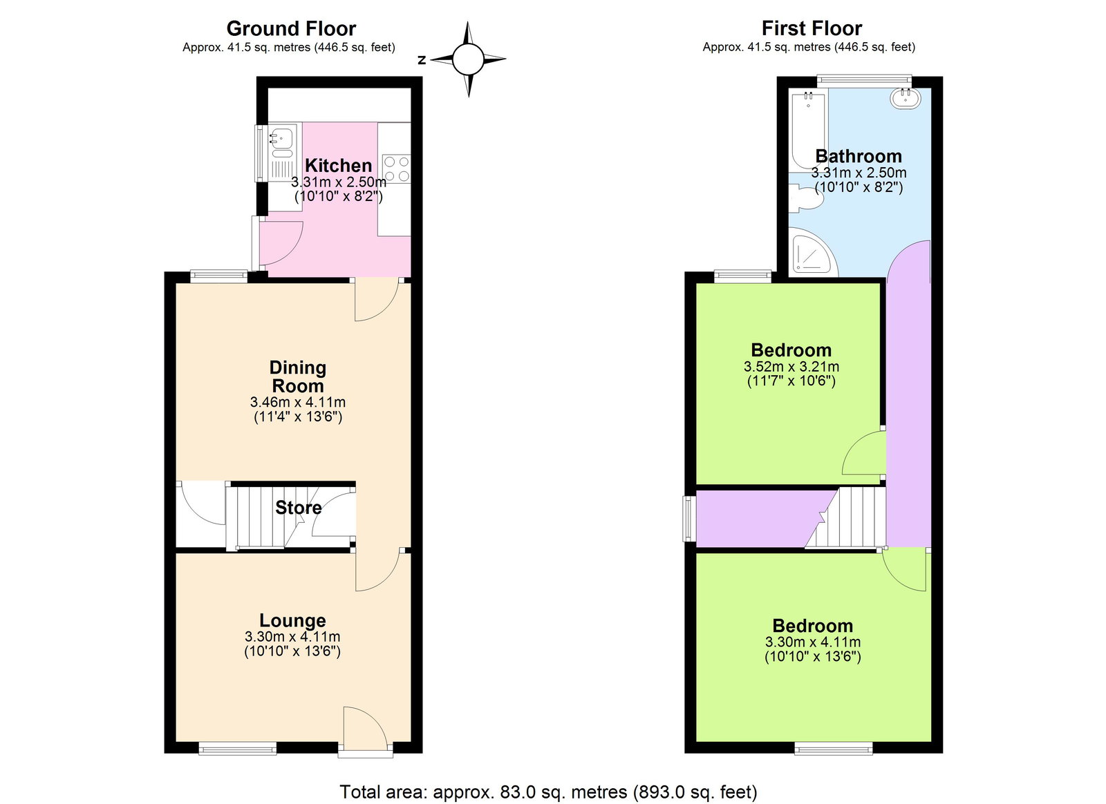 7, Woodside Road, Nottingham floorplan