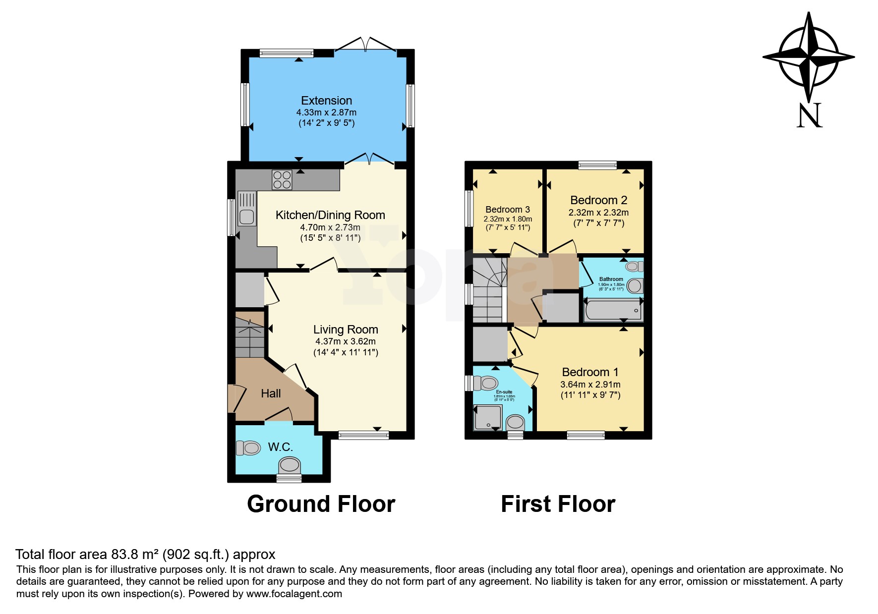 22, Hopkins Close, Dartford floorplan