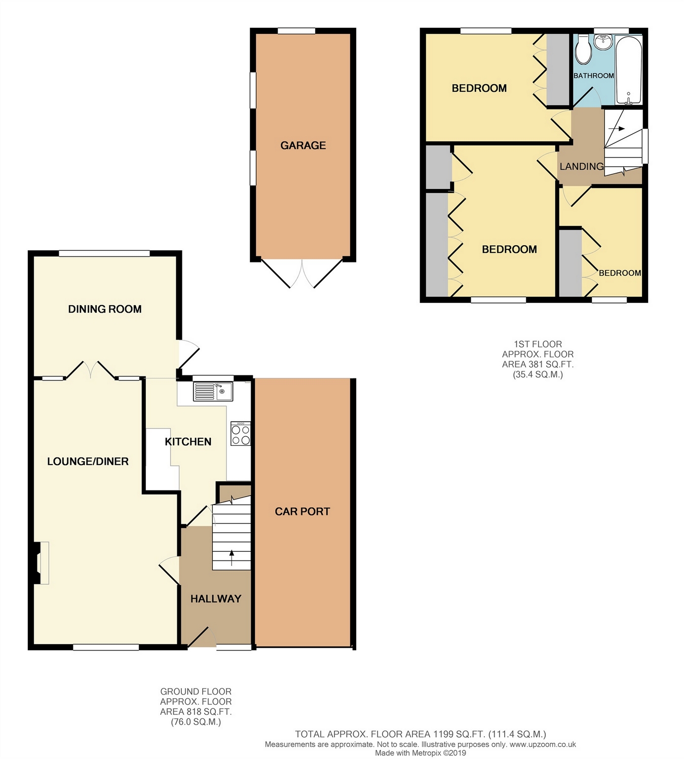 3 Bedrooms Semi-detached house for sale in Dean Croft, Herne, Herne Bay, Kent CT6