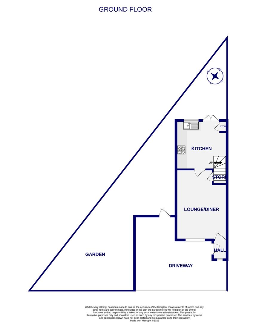 52, Tamworth Road, York floorplan