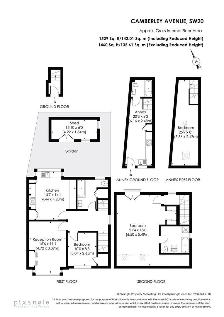 1, Camberley Avenue, West Wimbledon floorplan