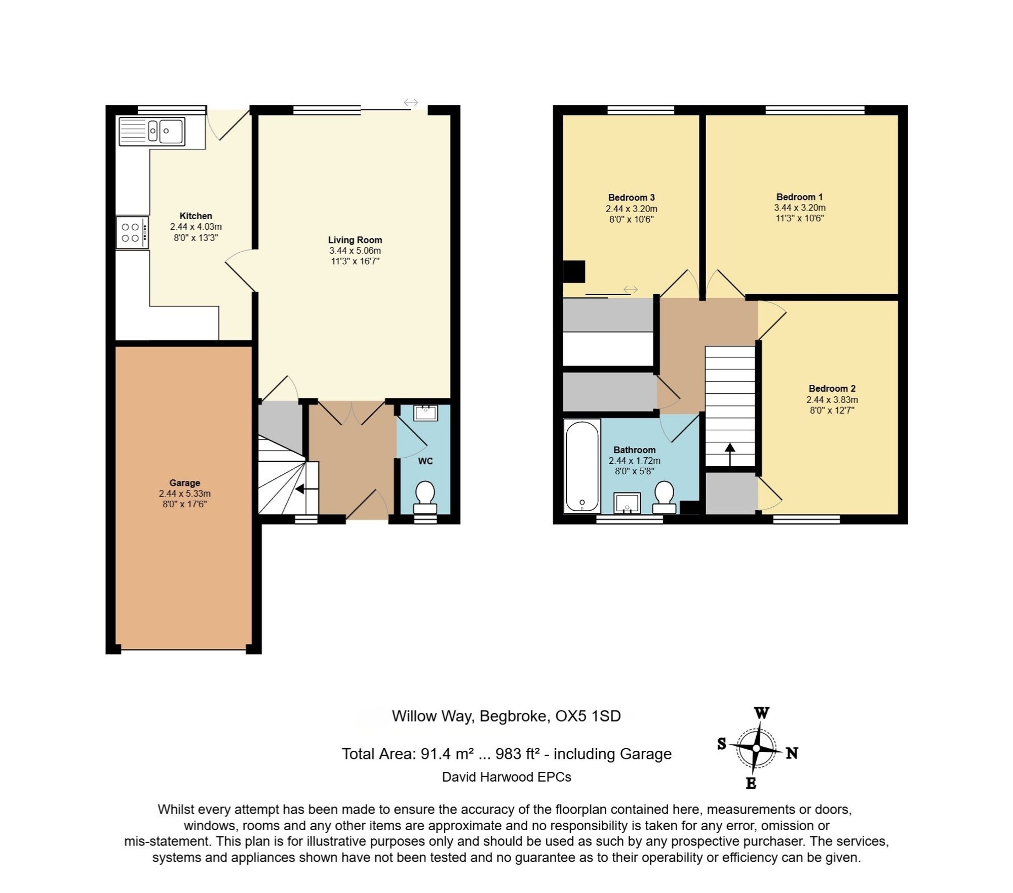 35 Willow Way, Kidlington floorplan