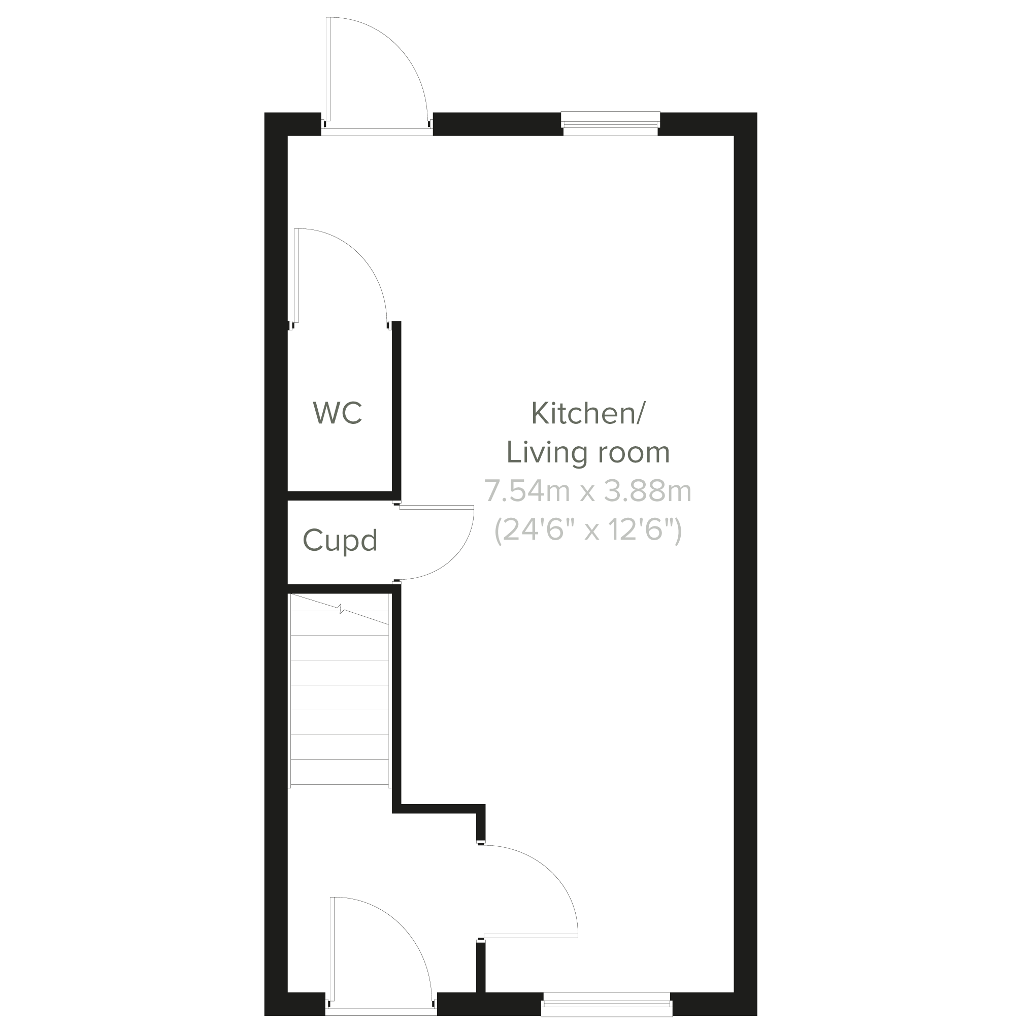 "The Alnmouth" at Sunflower Street, Worthing BN13, 2 bedroom end