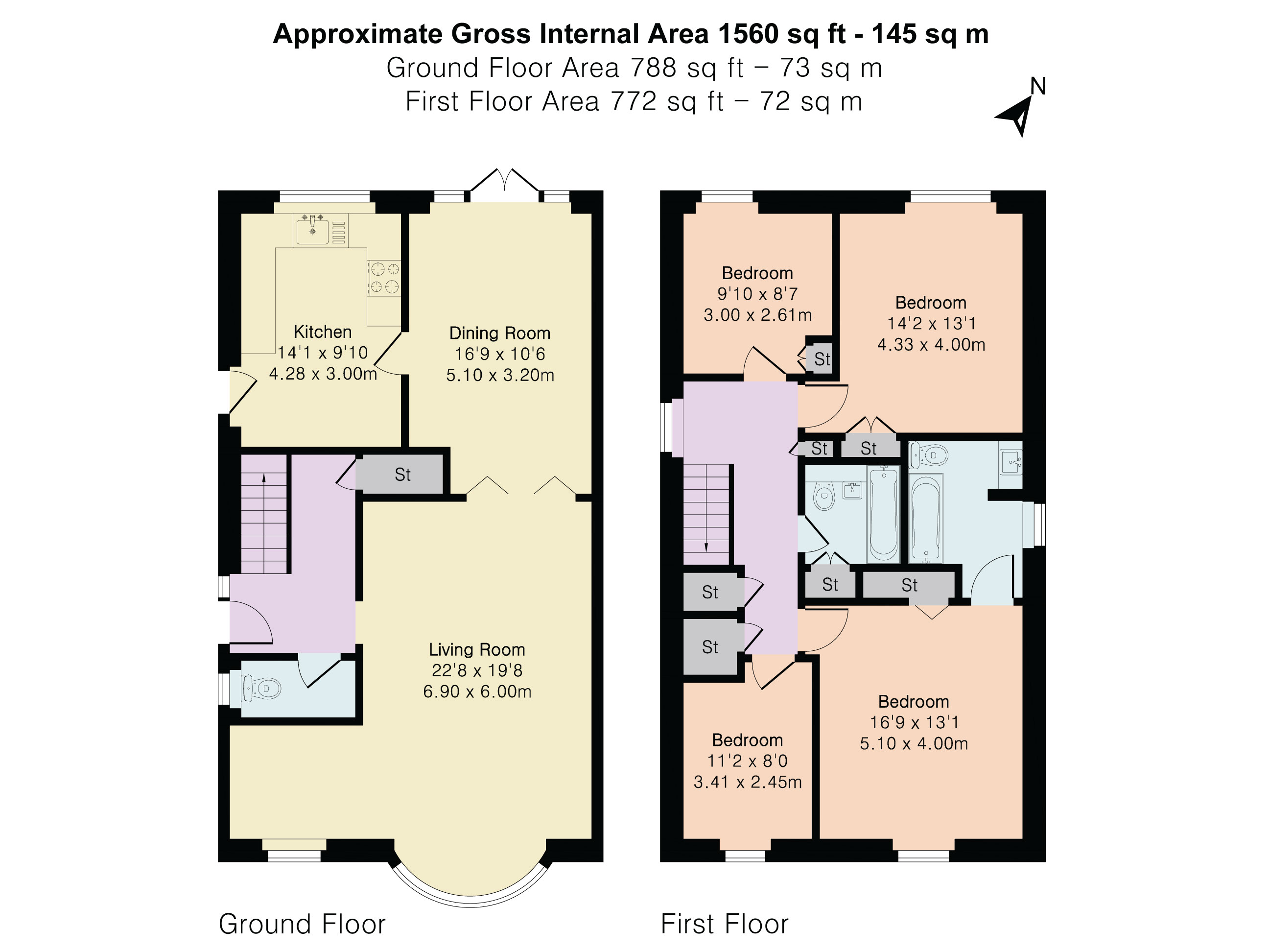 29, Cotswold Close, Surrey floorplan