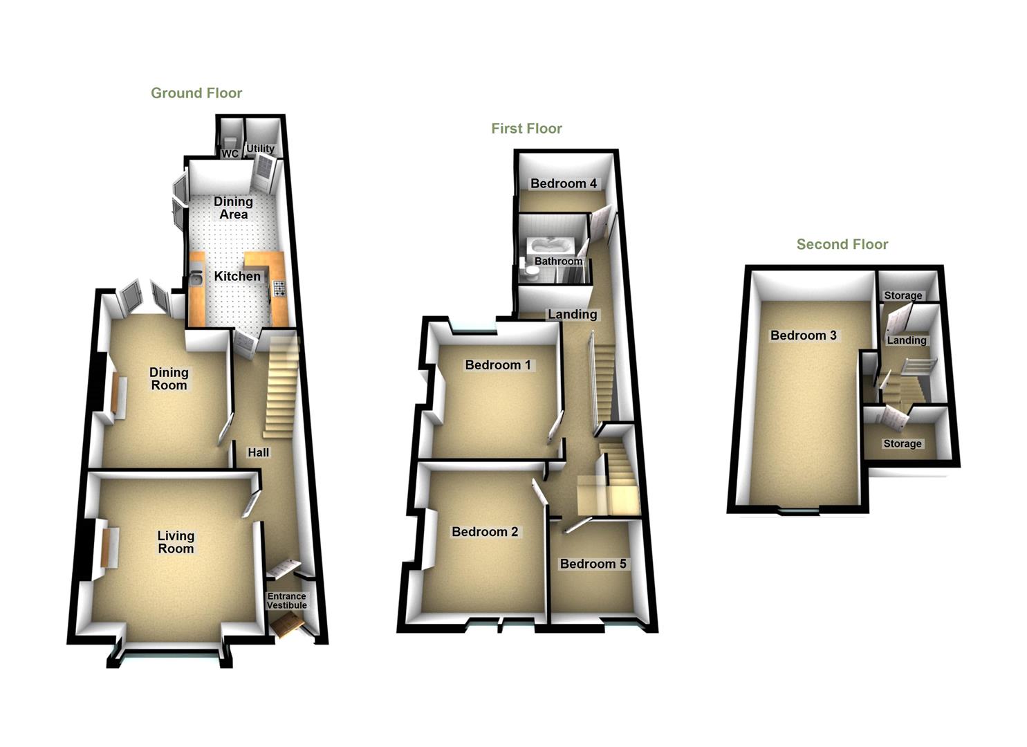 35, Leven Street, Saltburn-By-The-Sea floorplan