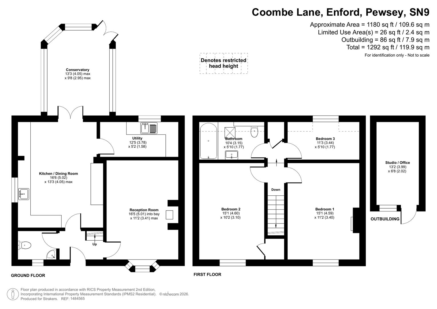38, Coombe Lane, Pewsey floorplan